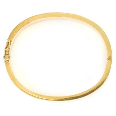 Lot 38 - Gold Bangle Bracelet