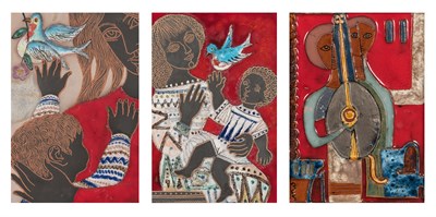 Lot 821 - Irene Awret German/Israeli, 1921-2014 (i)...