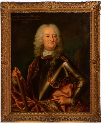 Lot 38 - English School Early 18th Century Portrait of...