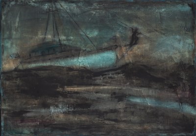 Lot 35 - Susan Hall American, b. 1943 Night Fishing,...