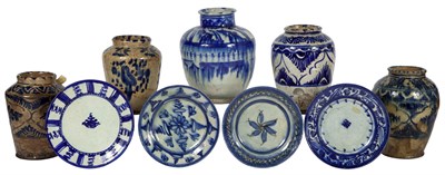 Lot 193 - Group of Middle Eastern Glazed Earthenware...