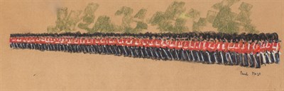 Lot 54 - Paul Lucien Maze French, 1887-1979 Trooping...