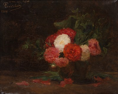 Lot 73 - Anatole Toussaint French, 1856-1919 Still Life...
