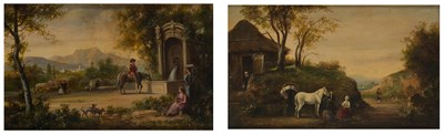 Lot 18 - Continental School 19th Century Figures by a...