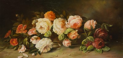 Lot 6 - K Siegfried Baker German, b. 1922 Floral Still...