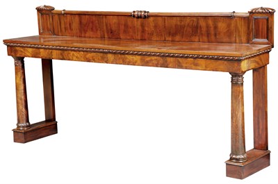 Lot 381 - George IV Mahogany Serving Table The...