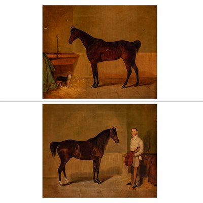 Lot 92 - English School 19th Century A Horse with his...