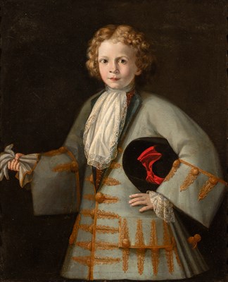 Lot 93 - Dutch School 18th Century Portrait of a Young...