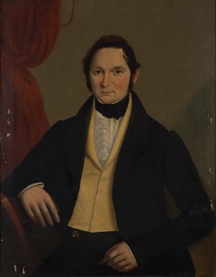 Lot 3 - American School 19th Century Portrait of a...