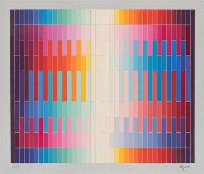 Lot 813 - Yaacov Agam (b. 1928) MAGIC RAINBOW VI Color...