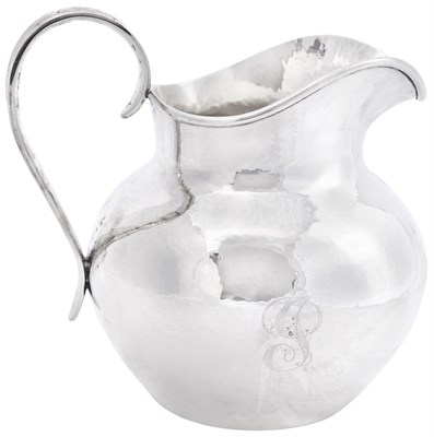 Lot 856 - Kalo Shop Sterling Silver Water Pitcher...