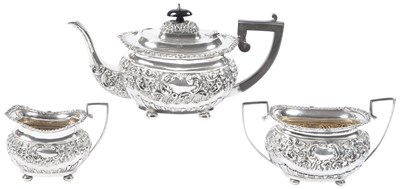 Lot 862 - English Sterling Silver Tea Service George...