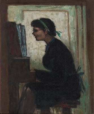 Lot 60 - Albert Pels American, 1910-1998 Profile of a...