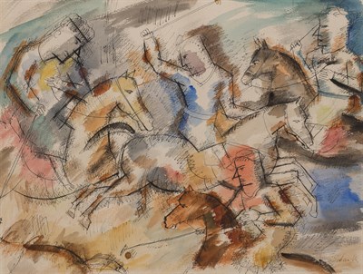 Lot 65 - Louis Schanker American, 1903-1981 Polo, 1933...