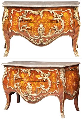Lot 262 - Pair of French Gilt-Bronze-Mounted Kingwood...