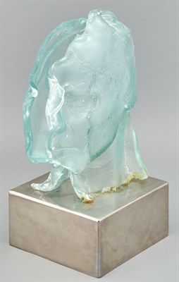 Lot 269 - Maria Meszaros Glass Head of a Woman Circa...