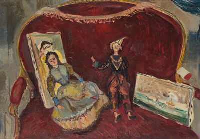 Lot 25 - Gabriel Dauchot French, 1927-2005 Interior...