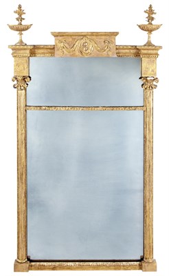 Lot 128 - Regency Giltwood Mirror Height 48 inches,...