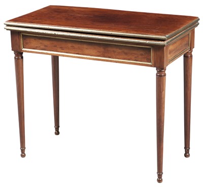 Lot 272 - French Plum Pudding Mahogany and Brass-Mounted...