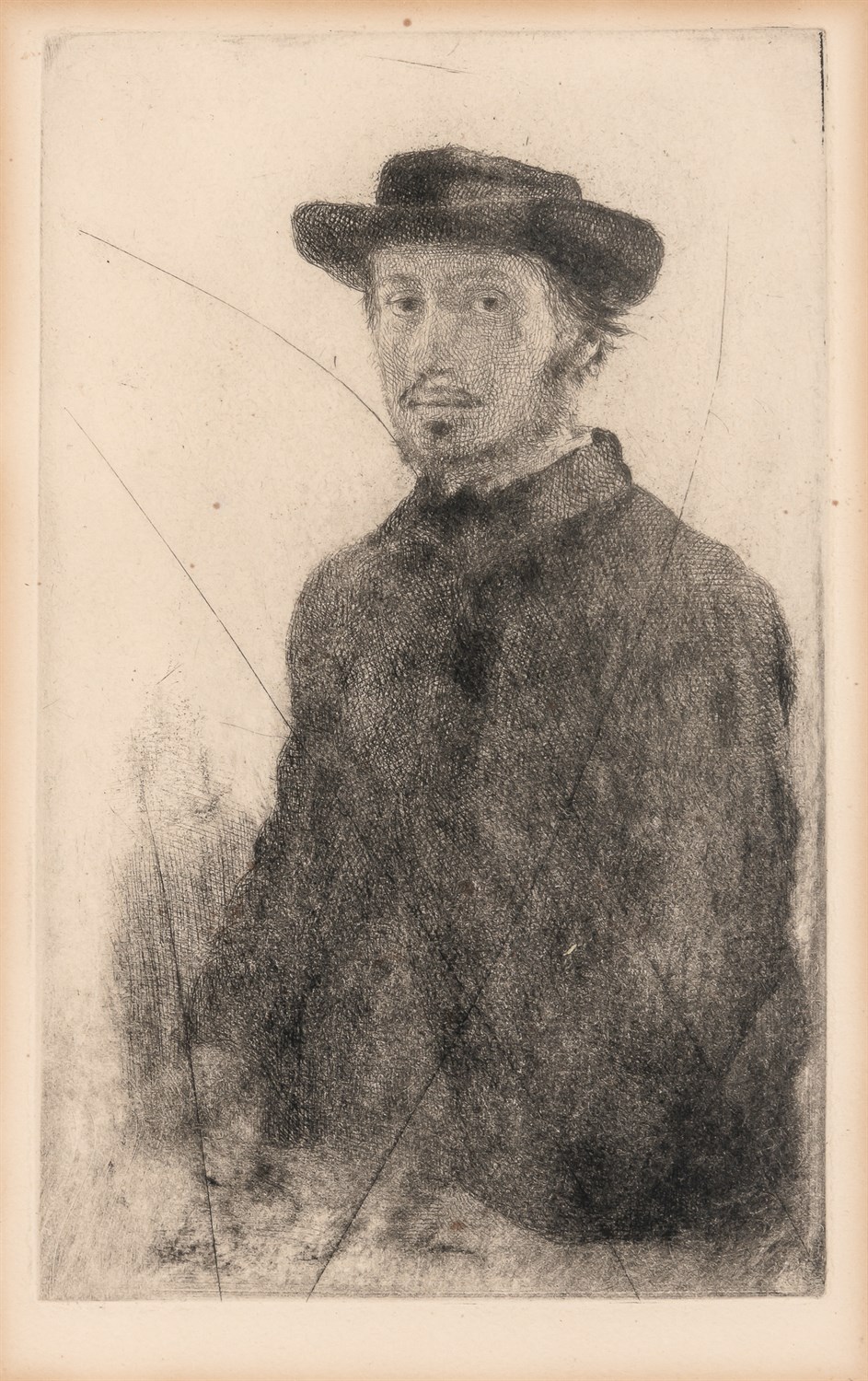 Lot 72 - Edgar Degas (1834-1917) AUTOPORTRAIT (DELTEIL...