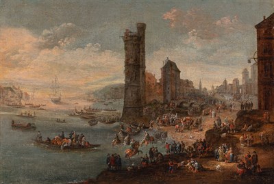 Lot 28 - Attributed to Peter Bout and Adriaen Boudewyns...