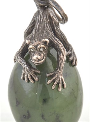 Lot 247 - Two Fabergé Style Silver and Gold-Mounted...