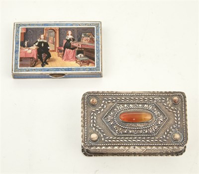 Lot 236 - Continental Silver-Gilt, En Plein and...