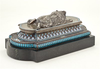 Lot 253 - Russian Style Parcel-Gilt Silver and Cloisonné...