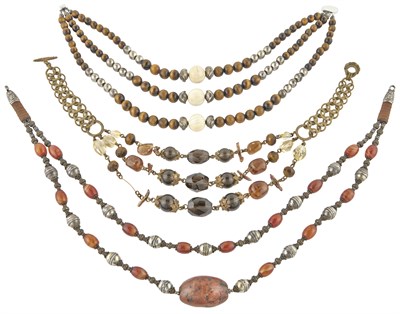 Lot 149 - Three Beaded Costume Necklaces