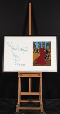Lot 94 - Jacob Lawrence (1917-2000) AND GOD CREATED MAN...