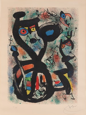 Lot 116 - Joan Miró (1893-1983) THE CAT (MOURLOT 636)...