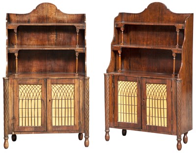 Lot 100 - Pair of Regency Style Rosewood Small...