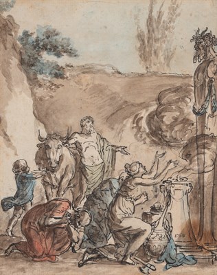 Lot 45 - Attributed to Jean-Jacques-François Le Barbier...