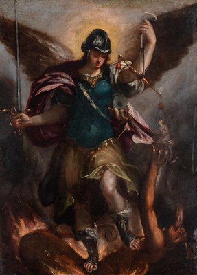 Lot 50 - Circle of Corrado Giaquinto Saint Michael...