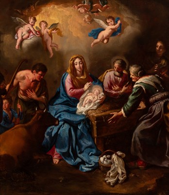 Lot 58 - Attributed to Corrado Giaquinto Adoration of...