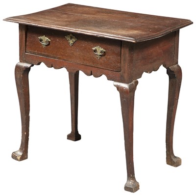 Lot 139 - George II Joined Oak and Beech Lowboy Height...