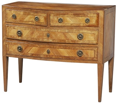 Lot 112 - Italian Neoclassical Style Inlaid Fruitwood...