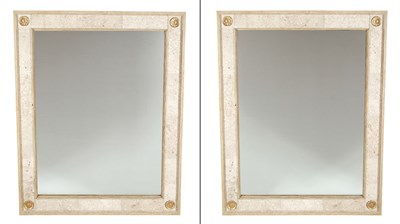 Lot 808 - Pair of Neoclassical Style Fossiliferous...