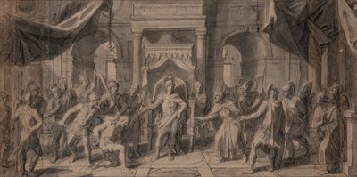 Lot 90 - Attributed to Francois Verdier Judgement Black...