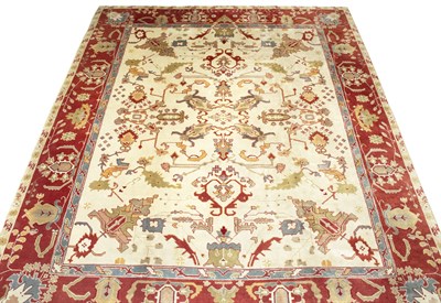 Lot 334 - Oushak Style Carpet Spain, mid-20th century...