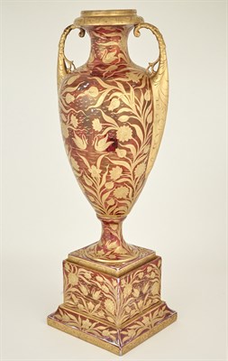 Lot 298 - Vienna Gilt-Decorated, Hand-Painted and Red...