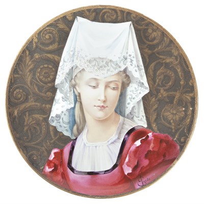 Lot 302 - Barluet & Cie. Montereau Hand-Painted and...
