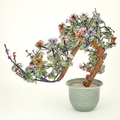 Lot 162 - Chinese Faux Hardstone Glass, Porcelain, Resin...