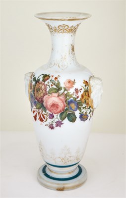 Lot 292 - French Gilt and Polychrome Decorated White...