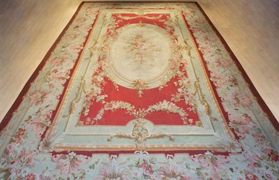 Lot 347 - Napoleon III Aubusson Carpet France, last...