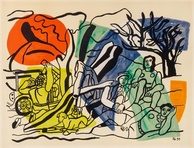 Lot 99 - After Fernand Léger (1881-1955) LA PARTIE DE...
