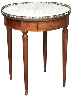 Lot 279 - Louis XVI Style Mahogany and Brass-Mounted...