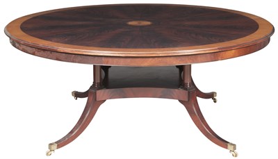 Lot 294 - Regency Style Mahogany and Satinwood Inlaid...