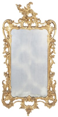 Lot 288 - George II Giltwood Mirror Circa 1755 Height 52...