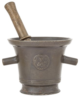 Lot 283 - Continental Bronze Mortar 16th Century,...